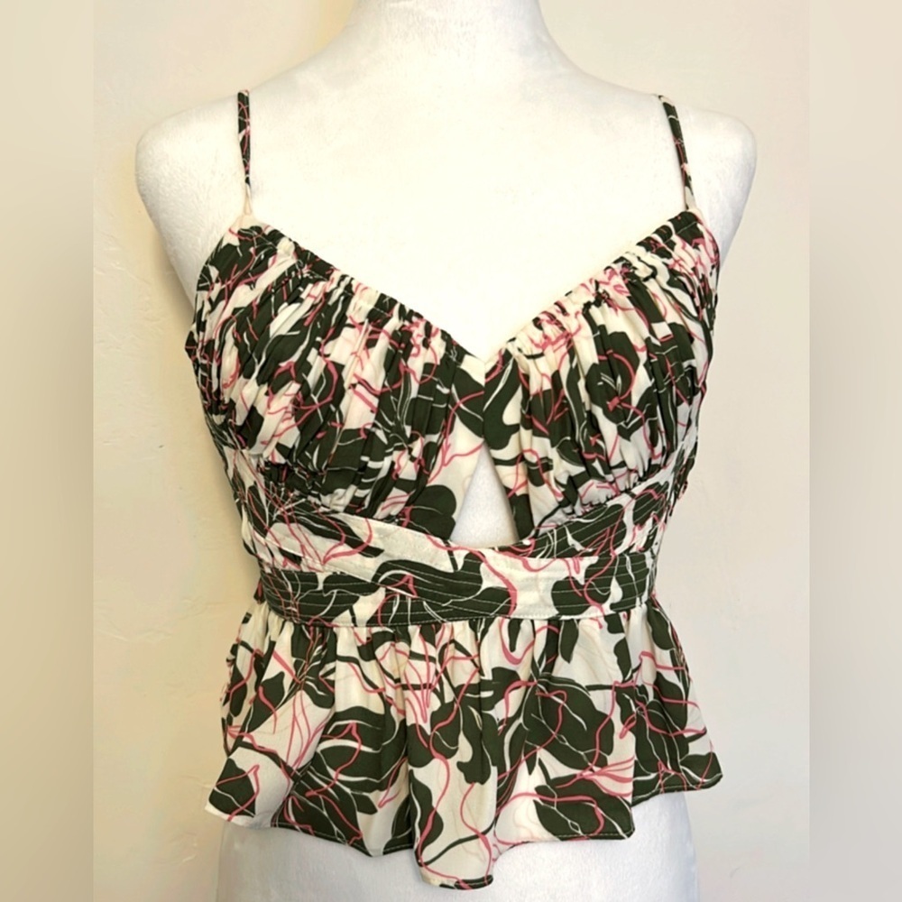 Revolve Parker Floral Resort Wear Sleeveless Top Size 8 EUC